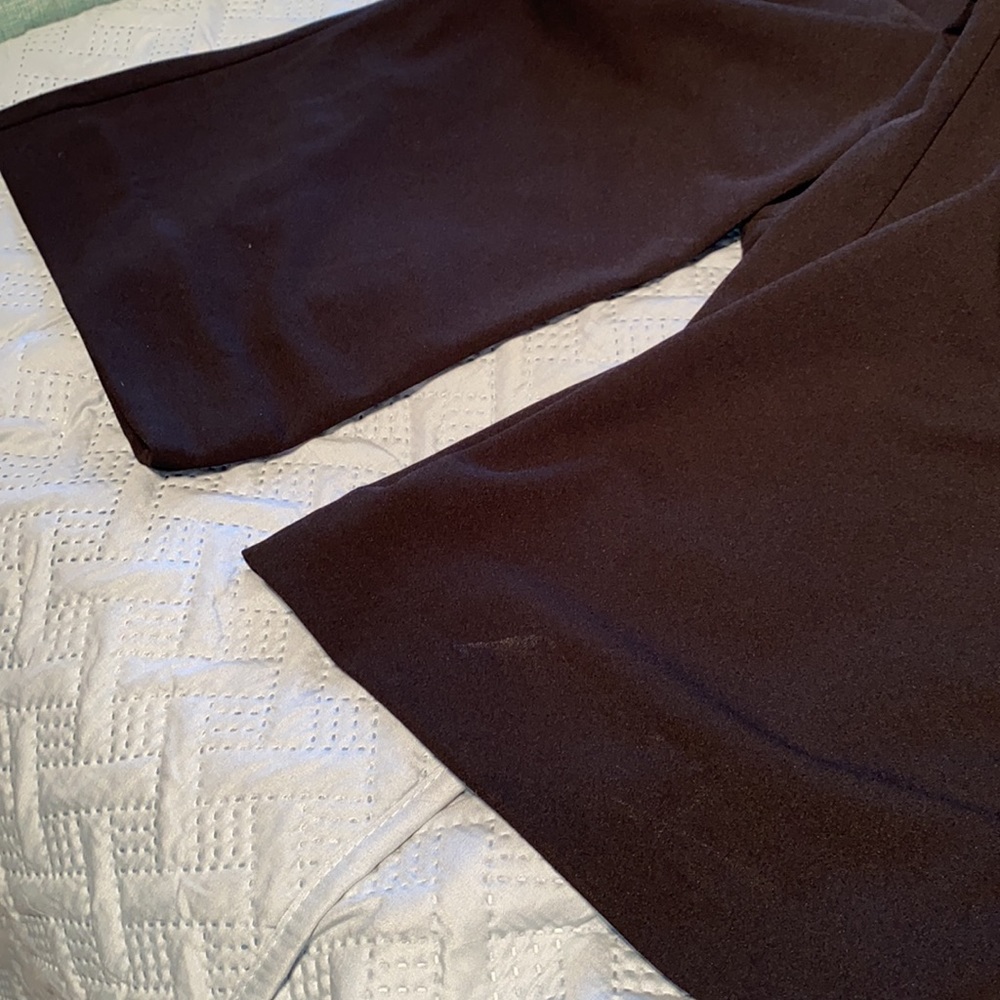 Donna Morgan Woman’s short sleeve contrast jumpsuit wide leg black white size 6 - Picture 8 of 8